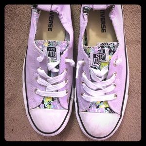 Converse Purple Slip-ons